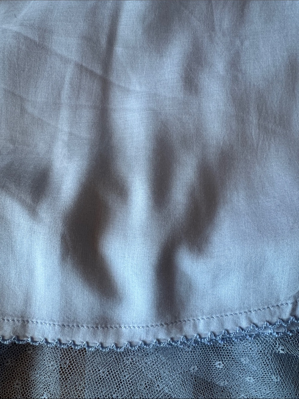 Anthropology NEW Cheri tiered tulle line skirt S - Picture 10 of 11